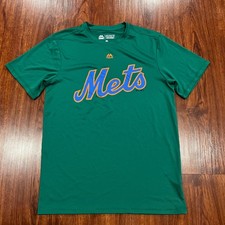 Majestic Evolution Youth New York Mets Green Jersey Shirt XL MLB Boys