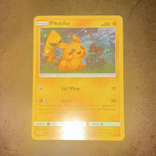 Pikachu SM86 Black Star Promo Holo Pokemon TCG Card English 60 HP Basic on eBay