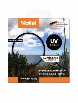 Rollei Rundfilter UV Neu 40,5 mm Originalverpackt Gorilla Glas Luminance Coating