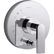 Kohler K-T73117-4-CP Composed Pressure Balanced Valve Trim with Lever Handle