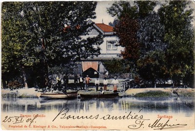 PC CHILE, SANTIAGO, PARQUE CAUSINO, Vintage Postcard (b65651)