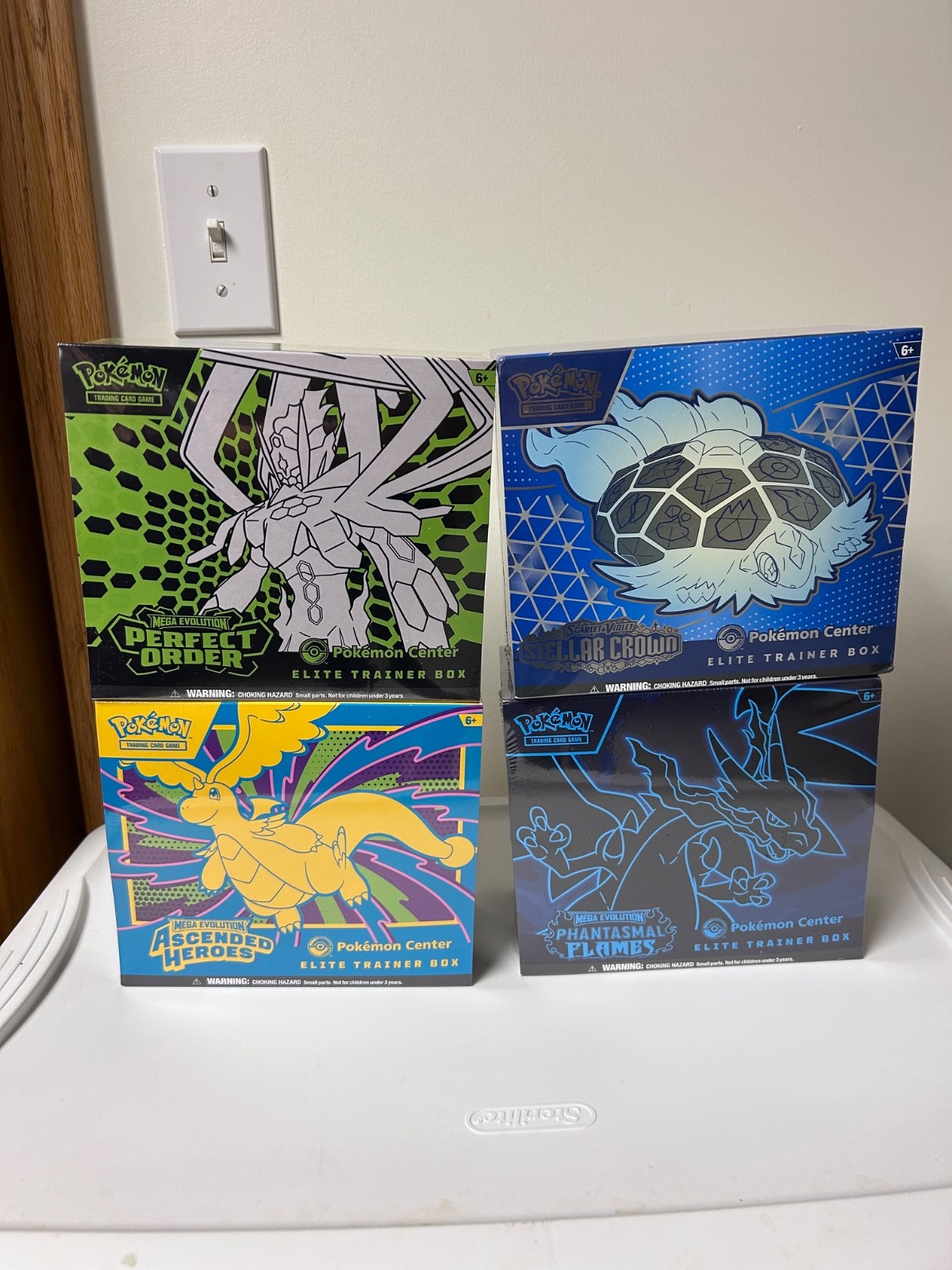 Pokemon Center New Elite Trainer box lot of 4 - Sealed