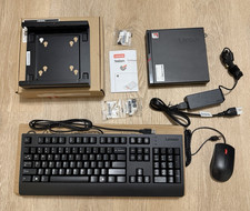 Lenovo M715Q AMD Pro Quad Core 1TB HDD 8GB DDR4 Win10 Pro Tiny Desktop SET