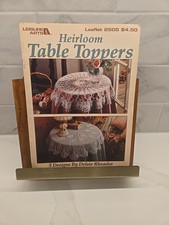 Heirloom Crochet Pattern Book Leisure Arts Table Toppers 