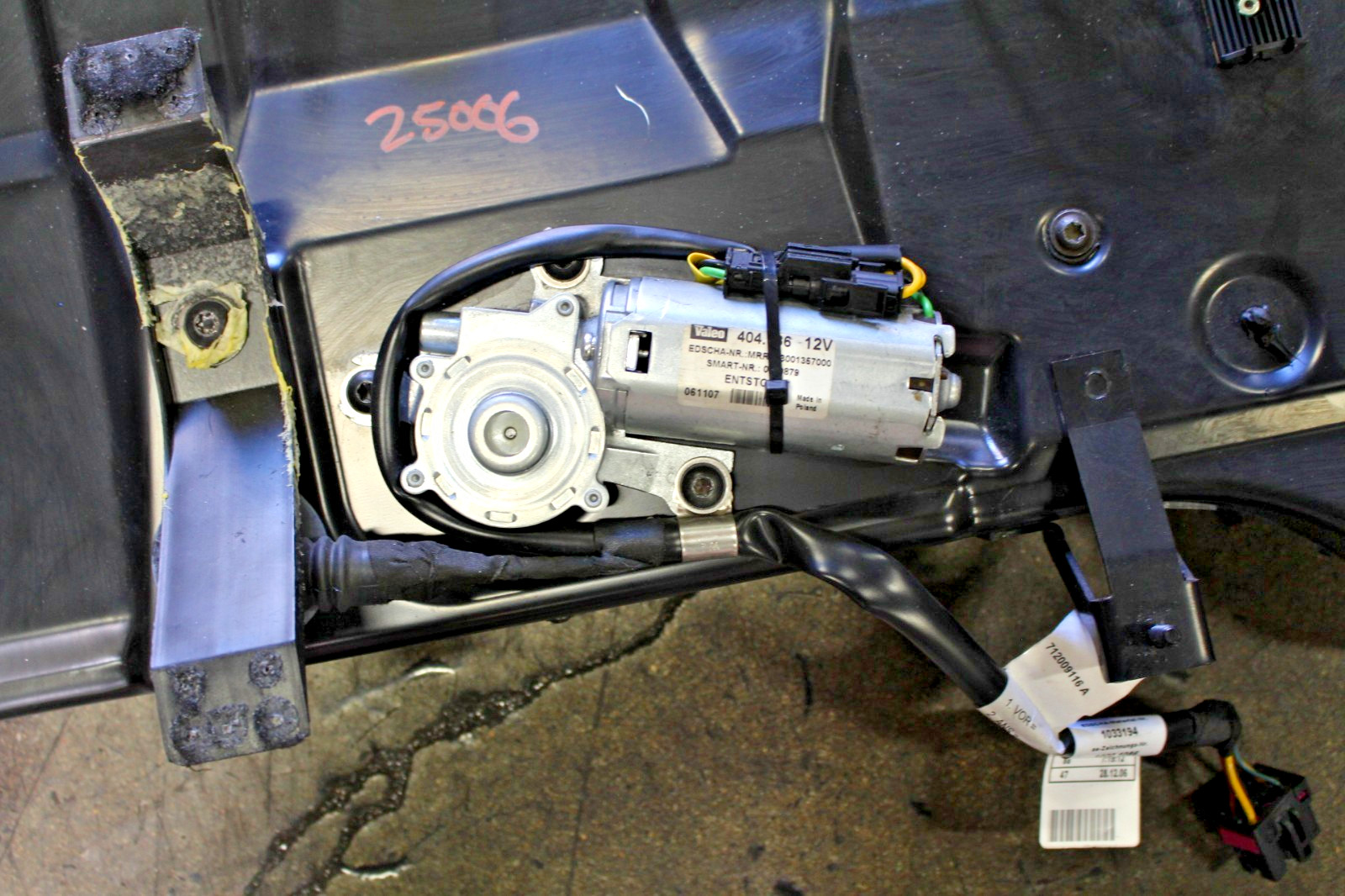 Lamborghini Gallardo, Spyder, Back Window Holder, w/Glass, Used, 407845051B