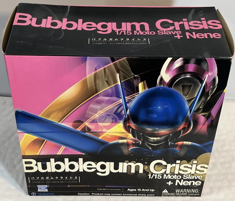 Figura YAMATO Bubblegum Crisis 1/15 Moto Slave + Nene Como Nueva En Caja Foto 2 de 4