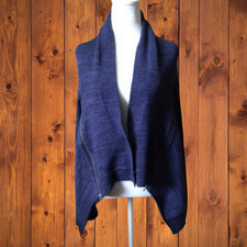 Lululemon Women's Size 2 Merino Wool Wrap It Up Wool Cardigan Elbow Patches