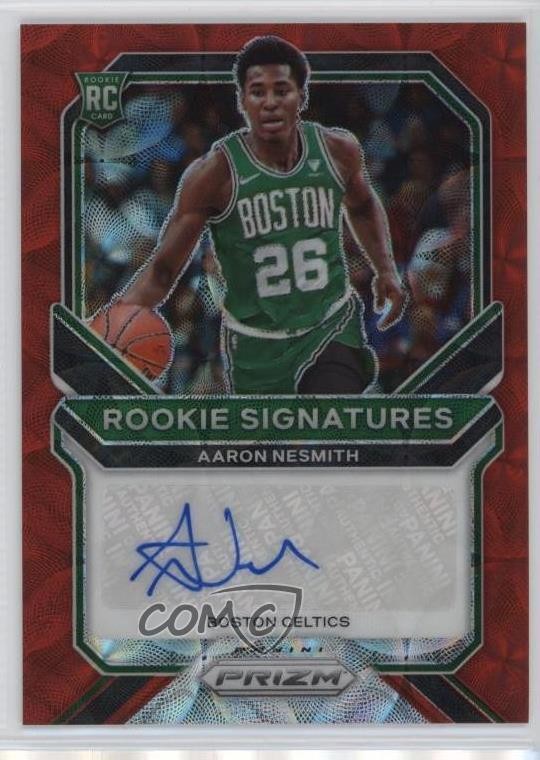 2020-21 Panini Prizm Rookie Signatures Choice Aaron Nesmith #RS-ANS Auto RC 19zq