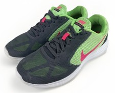 NIKE WOMEN REVOLUTION 3 RUNNING SHOES GREEN GRAY MAGENTA 819303-300 Sz-US-8