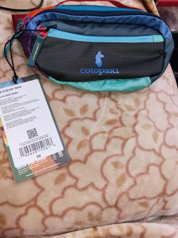 Cotopaxi Kapai 1.5L Hip Pack Del Dia Multicolor One Size Zip Waist Pack