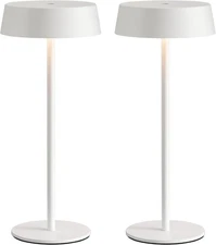 Cordless Table Lamps Set of 2, Rechargeable Table lamp with 5000mAh Battery 