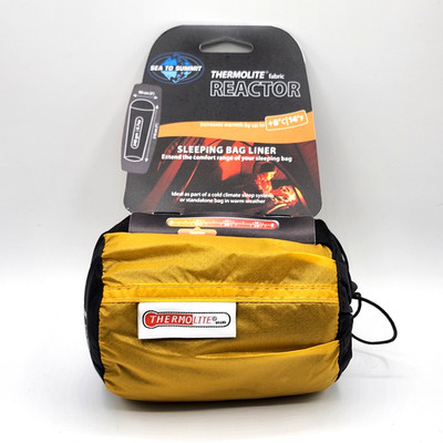NEW! Sea to Summit Thermolite Reactor Sleeping Bag Liner Adds 14°F (210 X 90 cm)