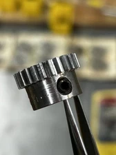 QTY 1 BOSTON GEAR H3224 STEEL SPUR GEAR 32P 24 TEETH LIVE STEAM  14.5 DEG P.A.