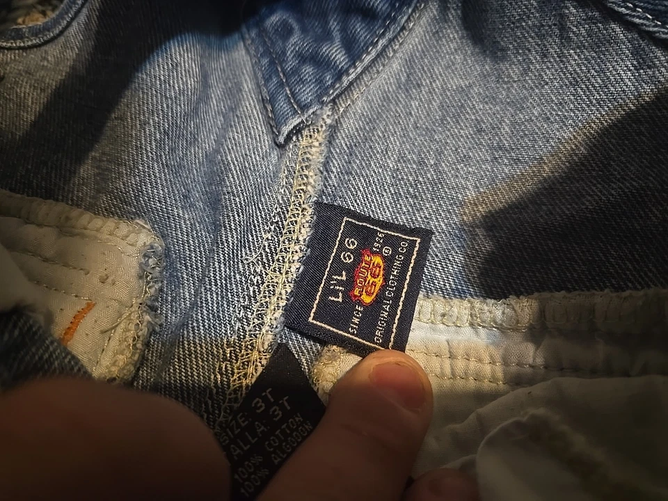 Mono corto vaquero vintage años 90 Route 66 Li’l 66 niño talla 3T Foto 4 de 4