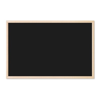 U Brands Chalkboard 36x48 Inch Birch Wood Frame