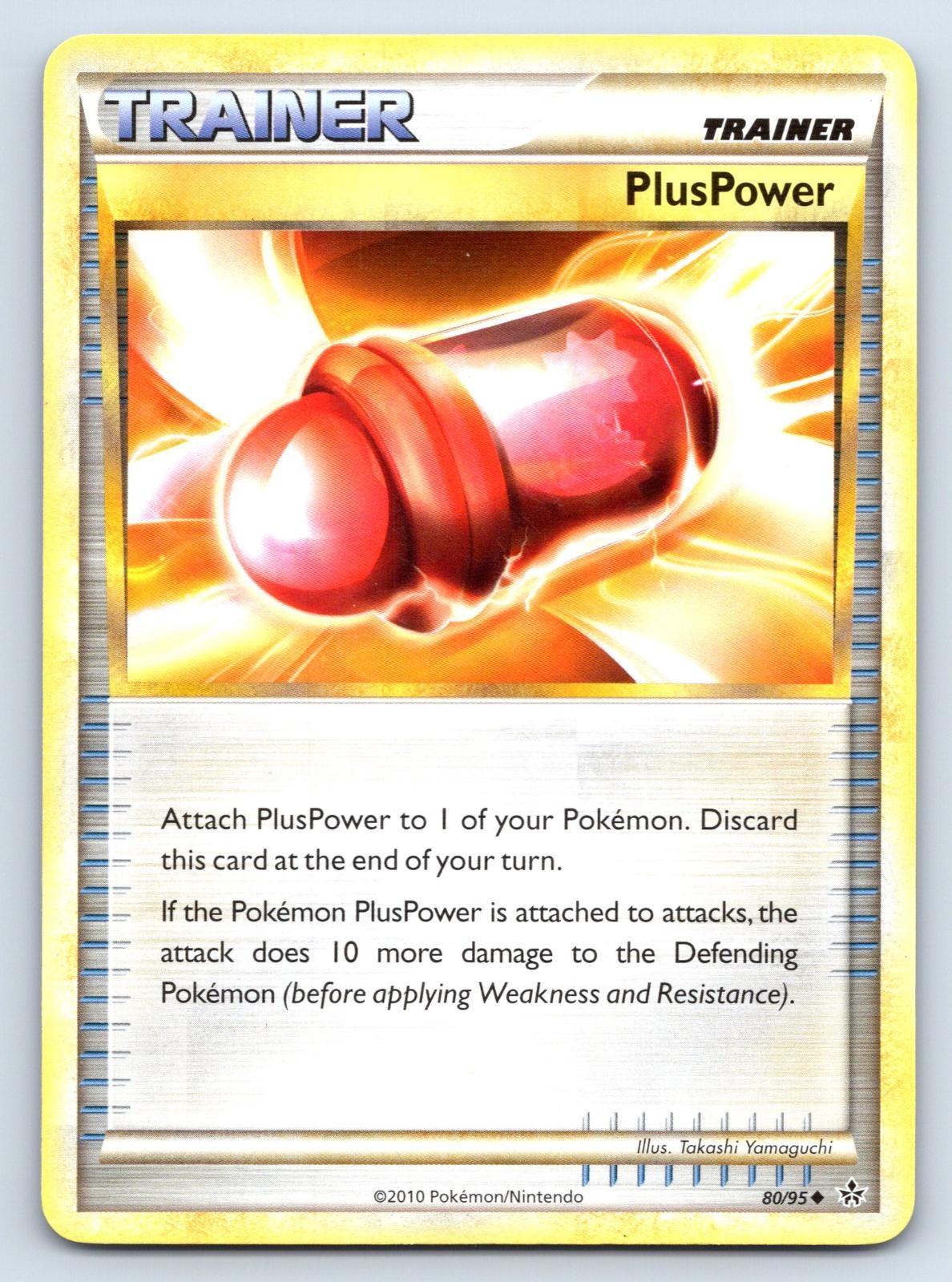PlusPower 80/95 Uncommon HGSS Unleashed Pokemon
