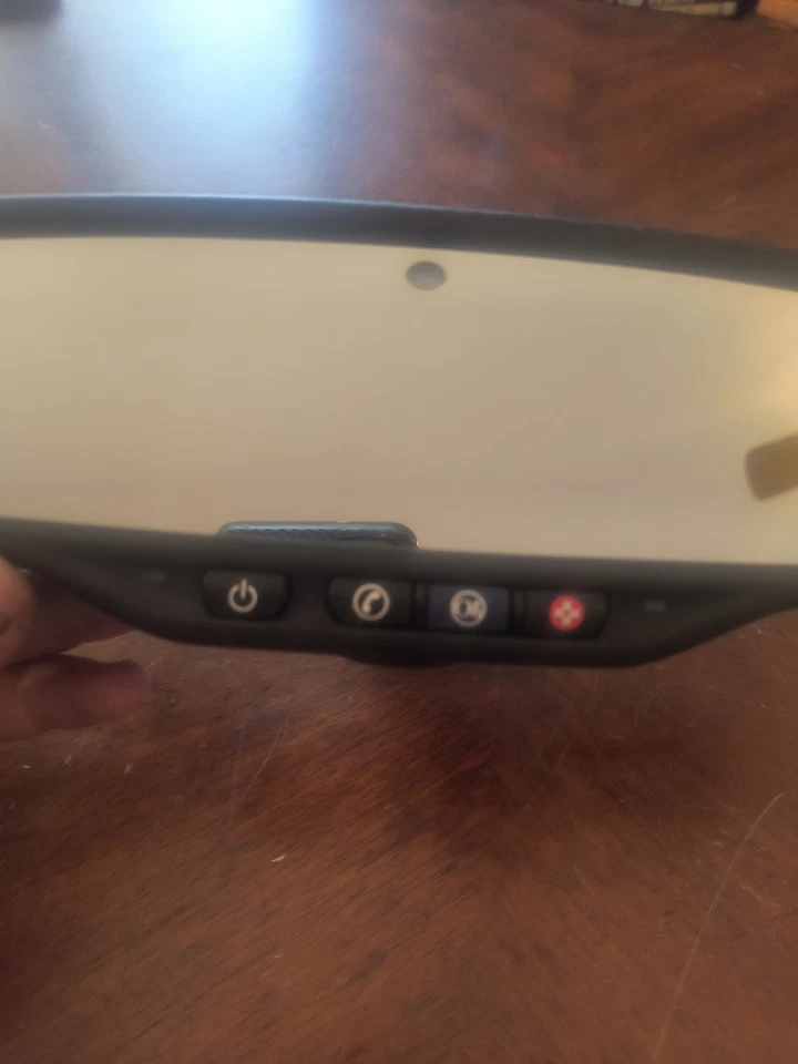 Оригинальное зеркало заднего вида с телематикой и автоматическим затемнением 04–09 Cadillac CTS STS SRX 15822997 - Изображение 2 из 4