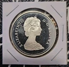 1986 Canada Royal Canadian Mint (Proof Silver Dollar) Vancouver .50% Silver
