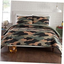 Covert Camo 2-Piece Comforter Set, Ultra Soft All Twin/Twin XL Camo Green