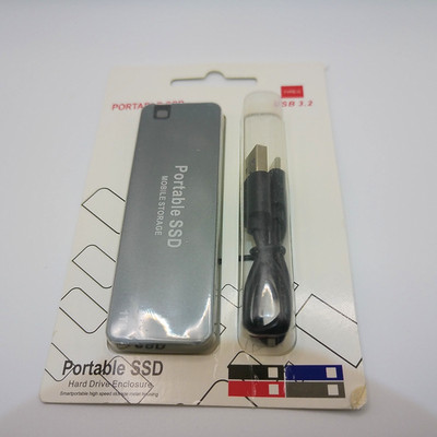 Portable SSD Hard Drive Enclosure Type-C USB 3.2