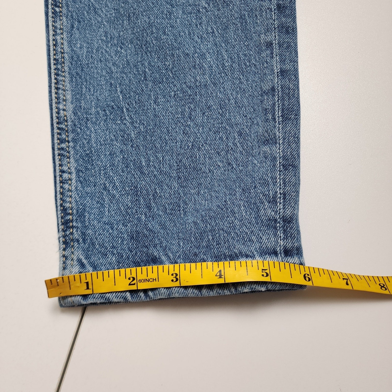 MNG Mango Womens Newmom Comfort High Rise Jeans Size 6 Medium Blue Denim Wash thumbnail 12