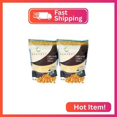 Early Morning Harvest Organic Corn Meal   Made and grown in USA, Non-GMO Yellow