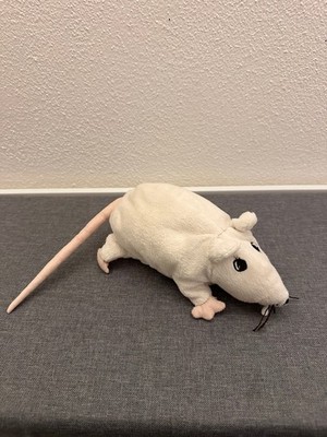 Stofftier Plüschtier  IKEA GOSIG RATTA Stofftier Kuscheltier 23cm Ratte weiß