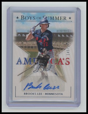 2024 Panini Boys of Summer #AME-BL Brooks Lee America's Best Signatures 145/149