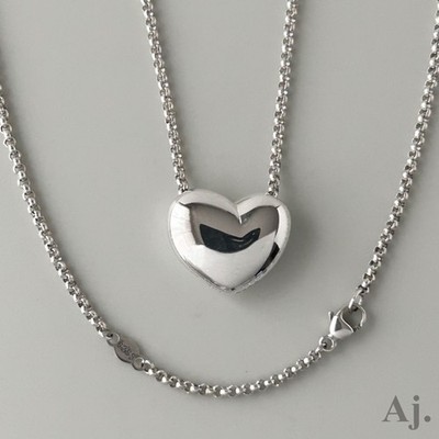 Georg Jensen 2009 Künstler Herz Anhänger Halskette AG925 Regitze Overgaard
