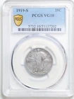 1919-S 25C Standing Liberty Quarter Dollar VG10 PCGS 51137202