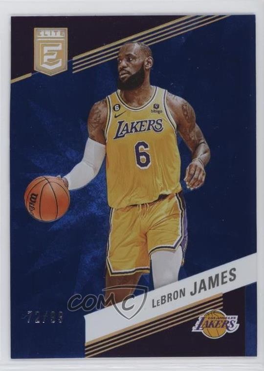 2022-23 Donruss Elite Blue 72/99 LeBron James #122 0q0