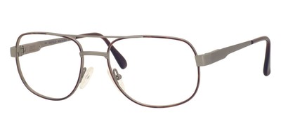 Elasta 3069 Eyeglasses Men 0TU7 Havana Pewter Rectangle 57mm New 100% Authentic