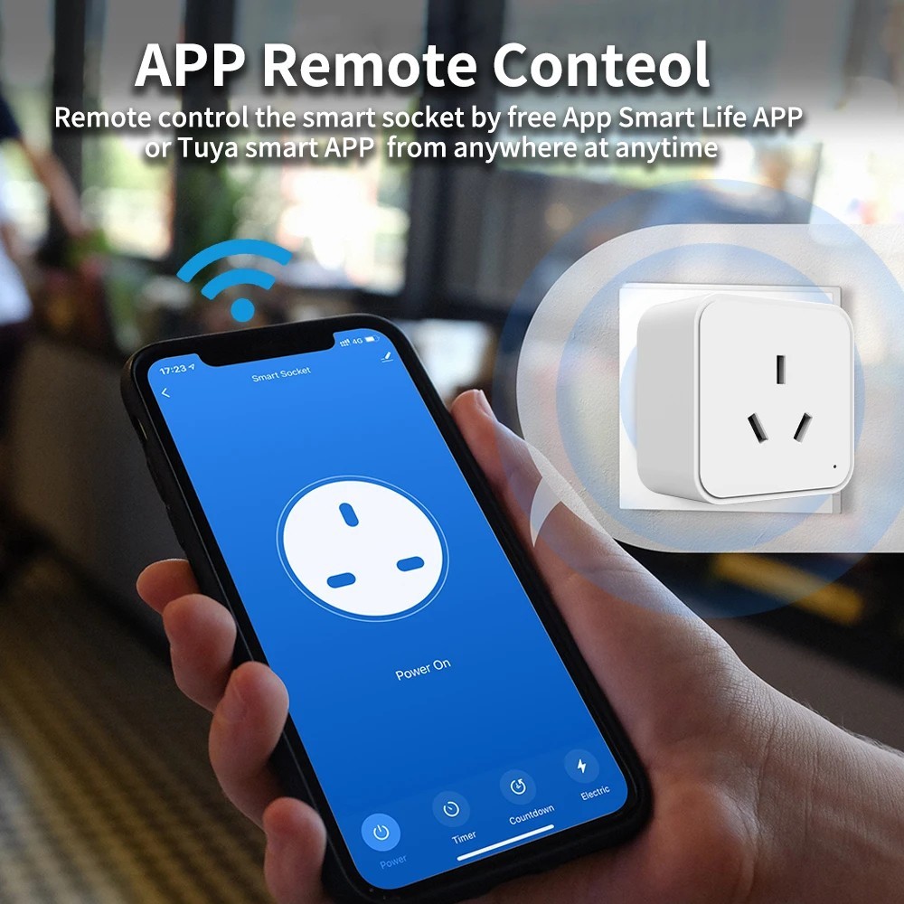 16A Smart WiFi Socket Plug Switch AU Voice Control Timer Tuya Alexa Google Home — image 3