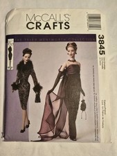 McCall's 3845 Crafts Pattern 16" Tyler Wentworth Doll Clothes Cut