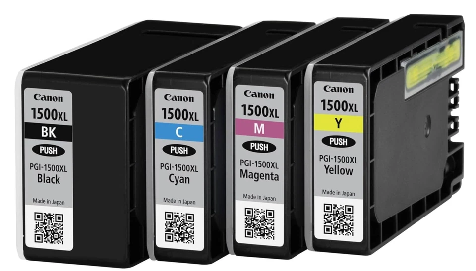 XL Canon MAXIFY 4-Ink Cartridge MB2150, MB2155, MB2350, PGI-1500XL - Image 2 of 2