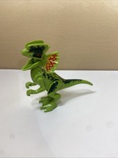 Jurassic World Dilophosaurus Ambush Green Dinosaur Figure Great Condition Small