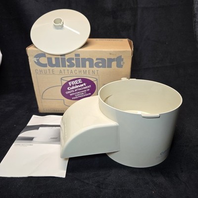 Cuisinart Food Processor Chute Attachment w Box Manual DLC-7 DLC-10l