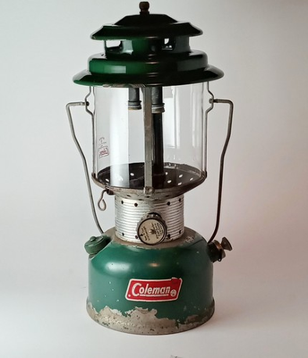 #ad #ad VTG 1967 Coleman Model 220F Lantern w Pyrex Glass UNTESTED FOR PARTS OR REPAIR $29.99