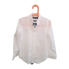 Polo by Ralph Lauren boys 5 white cotton long sleeve button up dress shirt
