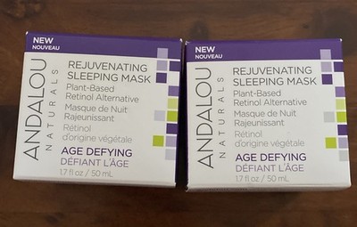 2 Andalou Age Defying Plant Based Retinol Alternative Rejuvenating Sleeping Mask