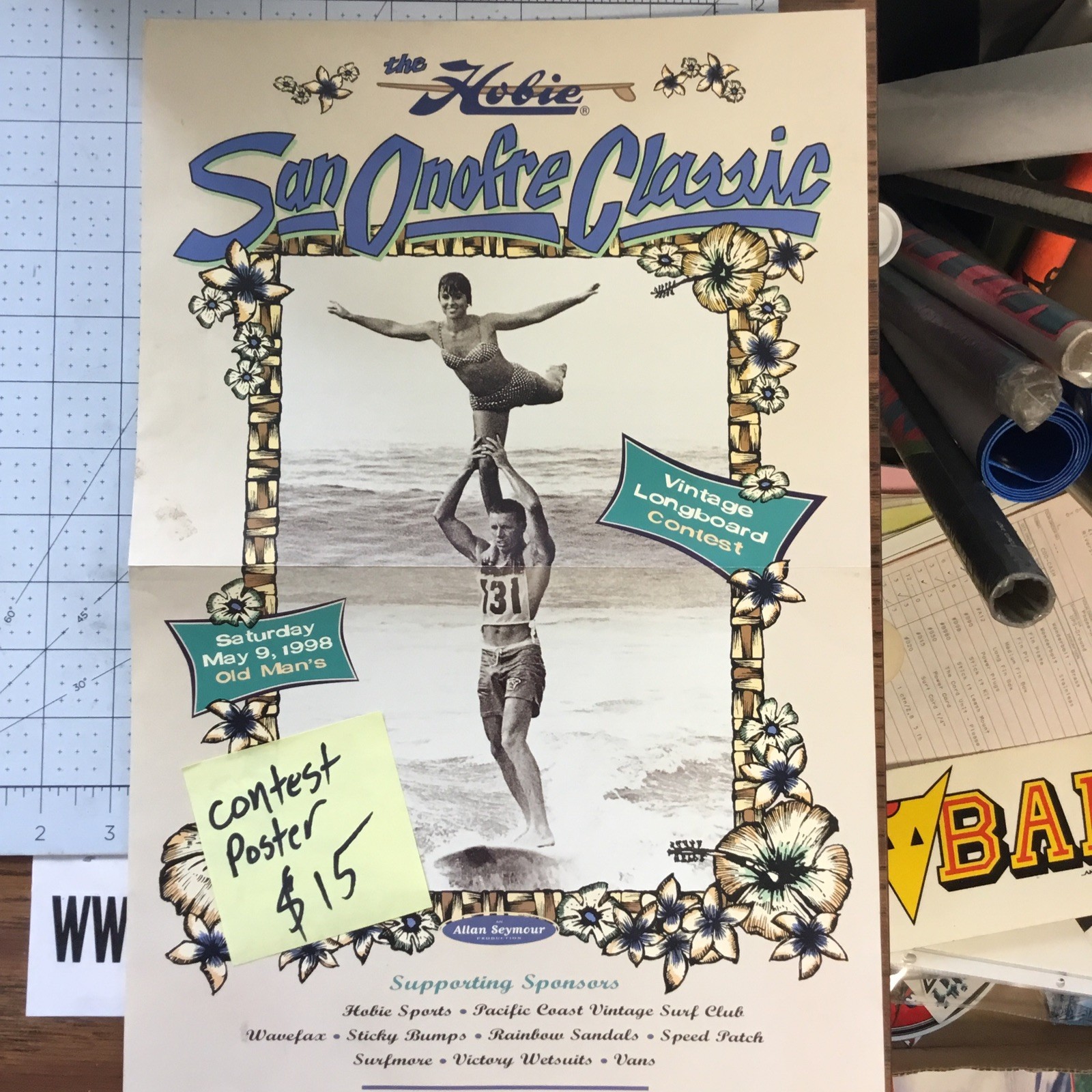 1998 Longboard Contest Poster