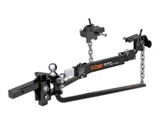 Curt 17063 Round Bar Weight Distribution Hitch With Sway Control 2 Shank...