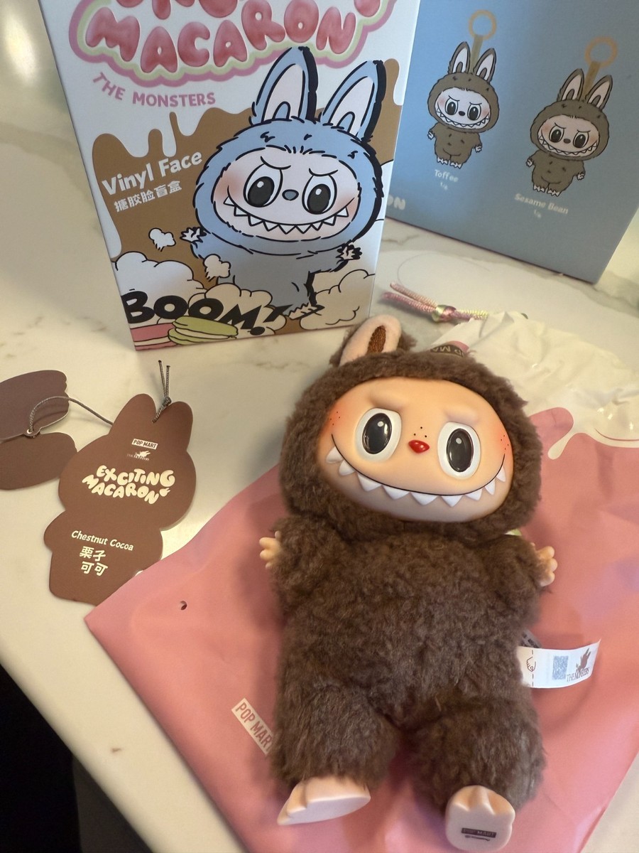 ぬいぐるみ LABUBU Exciting Macaron Chestnut Cocoa Pop Mart Labubu The Monsters Exciting Macaron Chestnut Cocoa