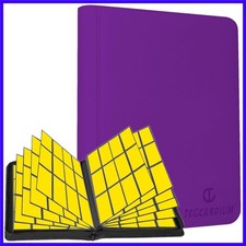 768-Card Binder  12-Pocket Zippered Side-Loading Ringless Album  Leakproof ...