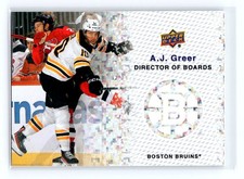 2023-24 Upper Deck #DB-2 A.J. Greer Director of Boards Sparkle
