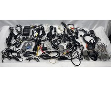 Mixed Electronics Lot 50pc Nintendo Wii Carmd Obd2 Power Adapters Cables Bundle