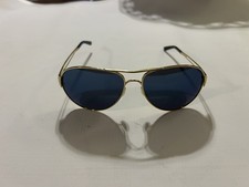 Oakley CAVEAT OO4054-16 Aviator Sunglasses 60/14-137 Gold Frame Lenses Scratched