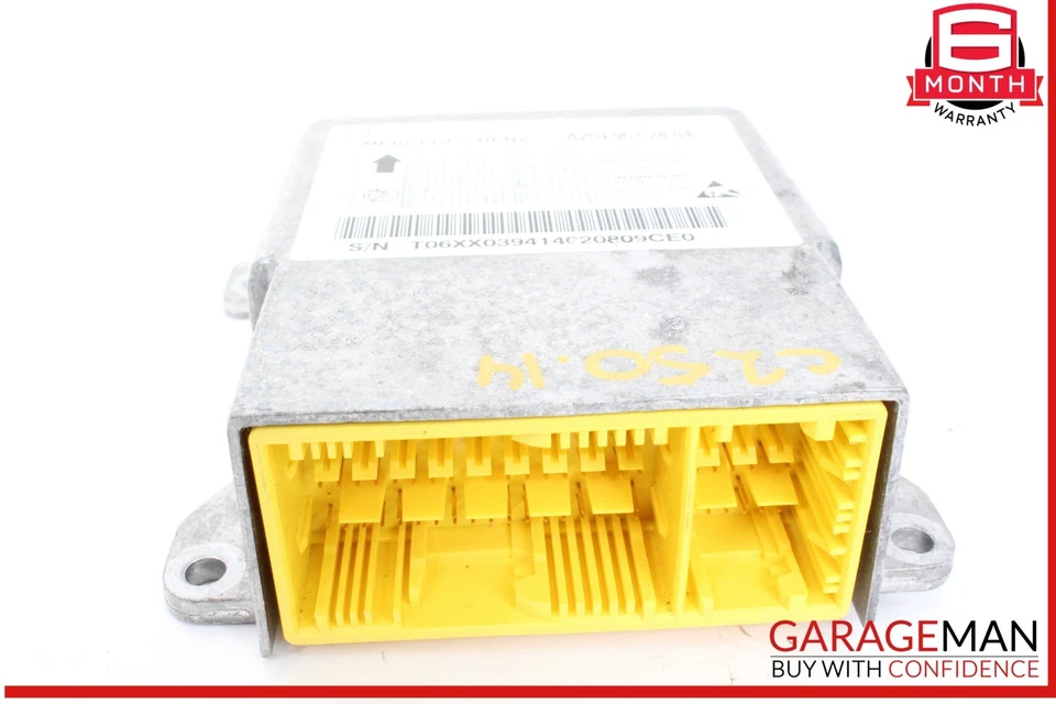 08-14 Unidad de módulo de control de seguridad bolsa de aire airbag Mercedes W204 C250 CGI SRS OEM Foto 2 de 4
