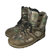 DANNER Steadfast 8" RealTree Xtra 400G Boots Waterproof Camo Mens Size 8.5