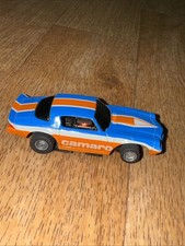 VTG Tyco '79 Camaro Blue Orange White Slot Car Ho